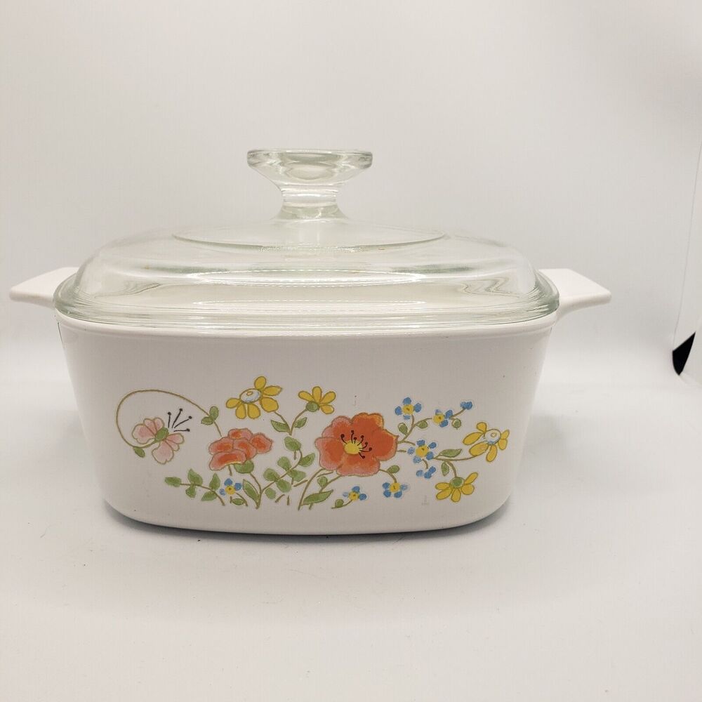 Casserole Corningware A1 1/2 B Wildflower Design 1 1/2 Quart With Cover